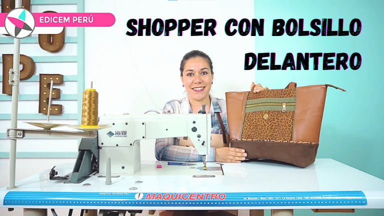 SHOPPER CON BOLSILLO DELANTERO